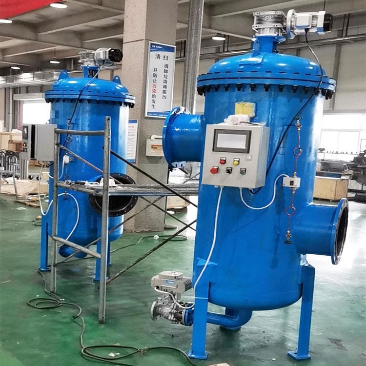 立式電機(jī)驅(qū)動刷式自清洗過濾器 刷式全自助清洗 管道過濾